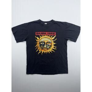 Sublime Band Short sleeve Tshirt Men Size Medium Anvil Blue Bar Tag Dated 2004